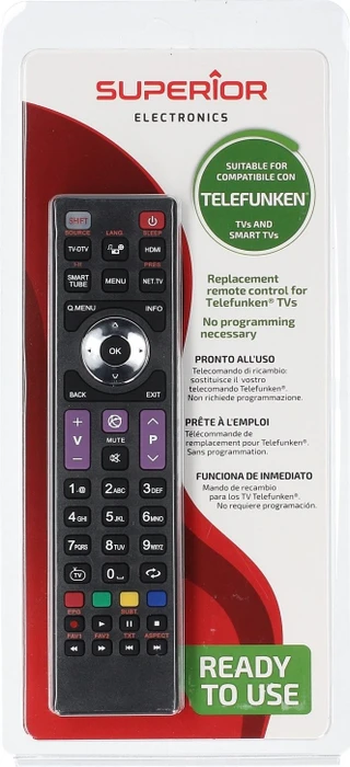 Superior Universalfernbedienung für Telefunken TVs