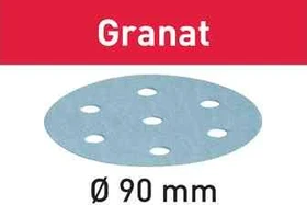 Festool Granat STF D90/6 P60 GR/50 Schleifblatt K60, 90mm, 50 Stück