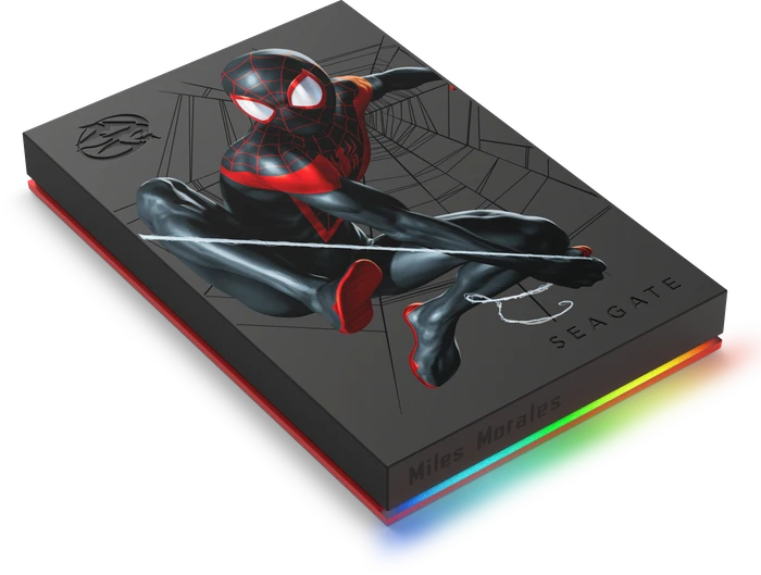 Seagate FireCuda Gaming HDD - Miles Morales Special Edition, 2TB, +Rescue, USB 3.0 Micro-B