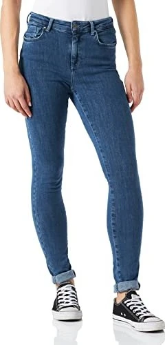 ONLY Skinny Mid Power Jeans dark blue denim (Damen)