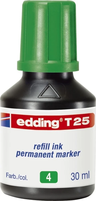 edding T25 Permanentmarker Tintenflasche grün, 30ml (4-T25004)