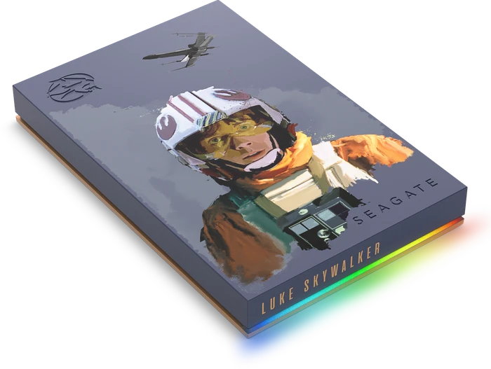 Seagate FireCuda Gaming HDD - Luke Skywalker Special Edition, 2TB, +Rescue, USB 3.0 Micro-B