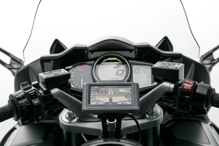 SW-Motech Navi-Halter am Lenker schwarz