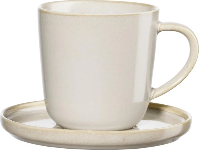 ASA Selection coppa tofu Espressotasse mit Untertasse, 2-tlg.