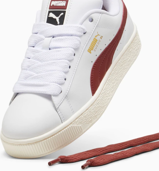 Puma Suede XL Leather puma white/intense red