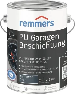 Remmers PU Garagenbeschichtung anthrazit (RAL7016), 2.5l