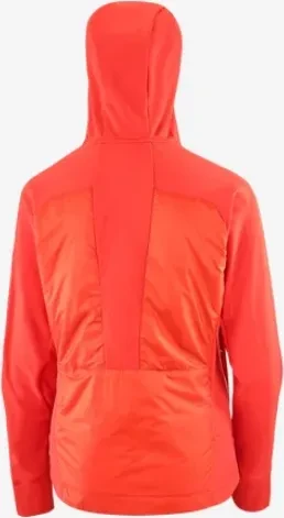 Salomon Elixir Hybrid Hooded Funktionsjacke cherry tomato/valiant poppy (Damen)