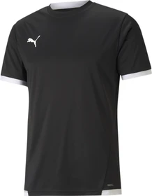 Puma teamLIGA Funktionsshirt kurzarm schwarz/weiß (Herren)