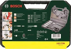 Bosch DIY V-Line Bohrer-/Bits-/Steckschlüssel-Zubehörset inkl. Koffer, 103-tlg.