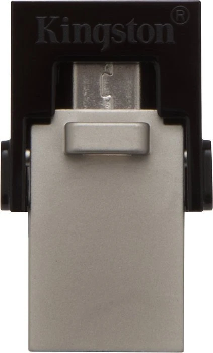 Kingston DataTraveler microDuo 64GB, USB-A + USB Micro-B, USB 3.2 Gen 1×1, USB 2.0