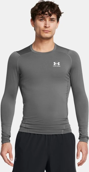 Under Armour HeatGear Armour Funktionsshirt langarm castlerock/white (Herren)