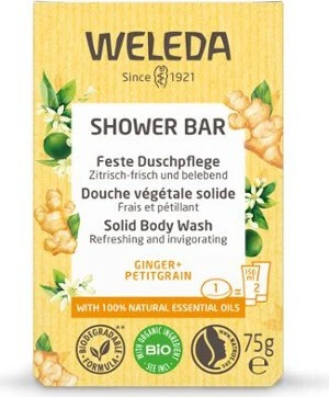 Weleda Shower Bar Ingwer + Petitgrain, 75g