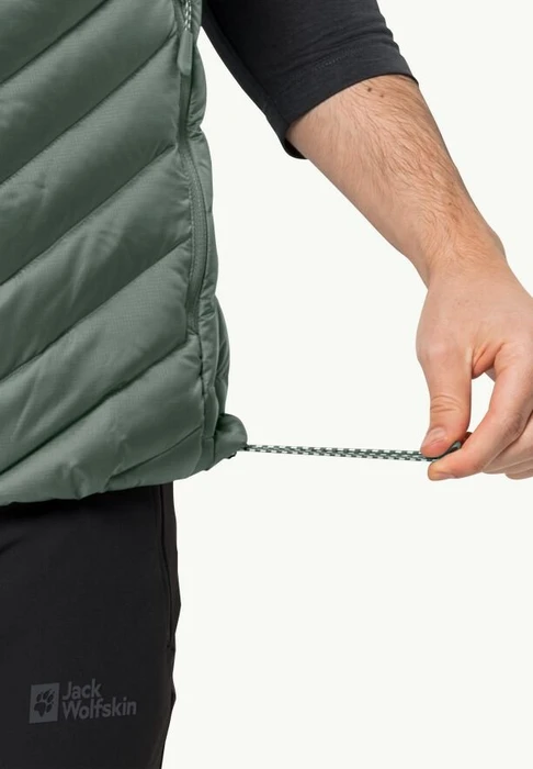Jack Wolfskin Passamani Down Funktionsweste hedge green (Herren)