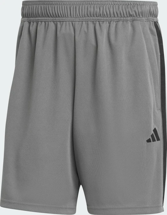 adidas Train Essentials Piqué 3-Streifen Trainingshose kurz grey five/black (Herren)