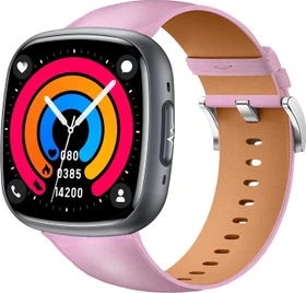 Knauermann Neo 2 (2025) eckig mit Lederarmband rosa