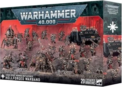 Games Workshop Warhammer 40.000 - Chaos Space Marines - Battleforce: Hellforged Warband