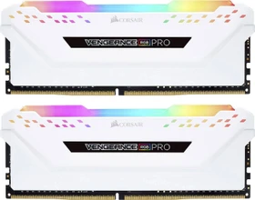 Corsair Vengeance RGB PRO weiß UDIMM 16GB Kit, DDR4-2666, CL16-18-18-35