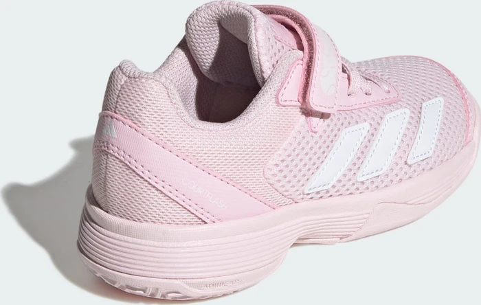 adidas Courtflash Hook-and-Loop distilled pink/cloud white (Junior)