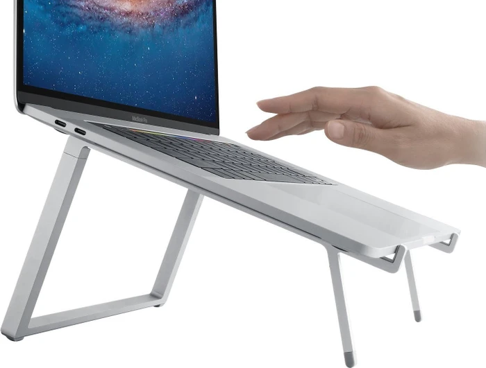 Rain Design mBar pro+, faltbarer Notebook-Stand, Silver