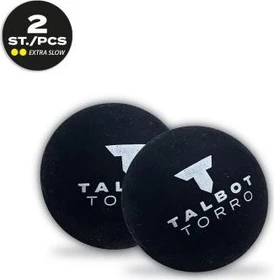 Talbot Torro Gelber Punkt Squashbälle sehr langsam, 2 Stück