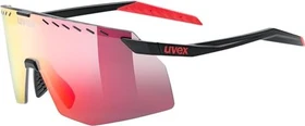 UVEX pace stage black matt/mirror red