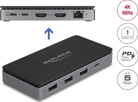 DeLOCK USB Type-C Docking Station, USB-C 3.0 [Buchse] (88271)