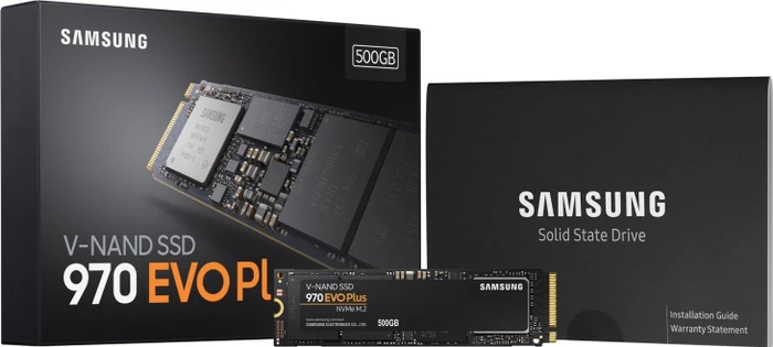 Samsung SSD 970 EVO Plus 500GB, M.2 2280 / M-Key / PCIe 3.0 x4