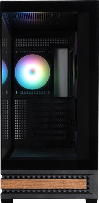 Zalman P40 NAMU Black, schwarz, Glasfenster