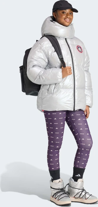 adidas X Moon Boot Puffer Funktionsjacke matte silver (Damen)