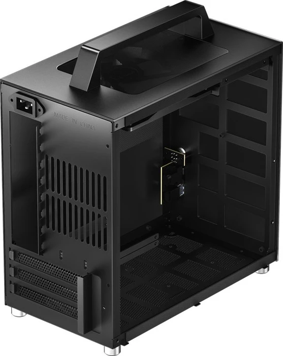 Jonsbo T8 PLUS Black, schwarz, Glasfenster, Mini-ITX