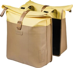 Basil Vive Doppeltasche Gepäcktasche sand/yellow