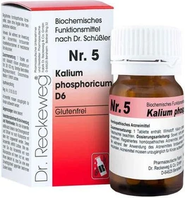 Dr. Reckeweg Biochemie Nr. 5 Kalium phosphoricum D6 Tabletten, 200 Stück