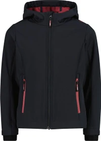 CMP Softshell Melange Fix Hood Funktionsjacke antracite/peony (Junior)