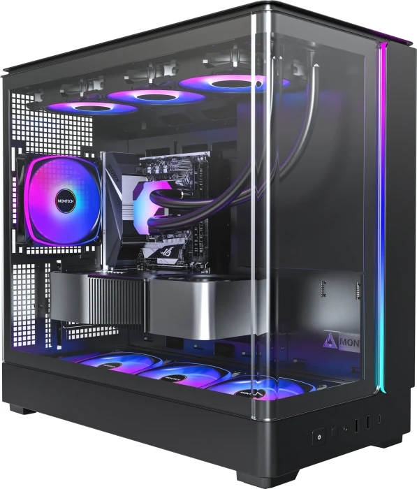 Montech King 15 Pro Black, Glasfenster