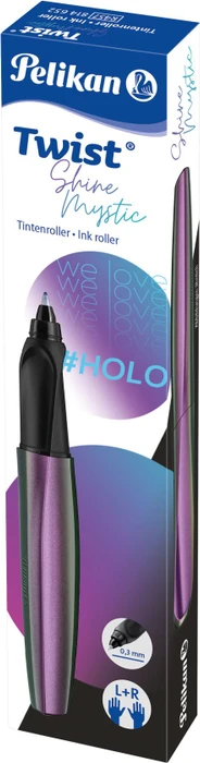 Pelikan Twist Tintenroller (Mine) shine mystic, Rechts- und Linkshänder, Faltschachtel