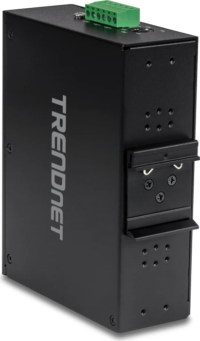 TRENDnet TI Hardened Industrial Railmount Gigabit Switch, 14x RJ-45, 2x SFP