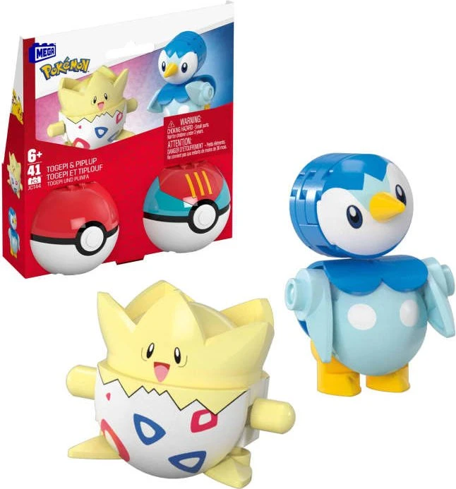Mattel Mega Construx Pokémon Pokéball Plinfa & Togepi