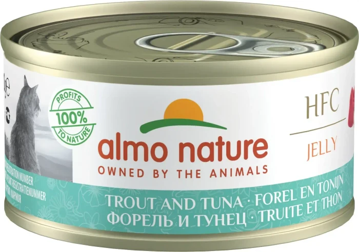 almo nature HFC Jelly Cats, Forelle und Thunfisch, 1.68kg (24x 70g)