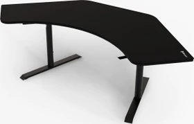 Arozzi Arena Angelo Gaming Eckschreibtisch 225x71cm Pure Black