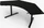 Arozzi Arena Angelo Gaming Eckschreibtisch 225x71cm Pure Black (ARENA-ANGELO-PBK)