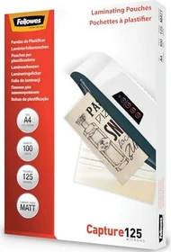 Fellowes Laminierfolien, A4, 2x 125µm, matt, 100 Stück
