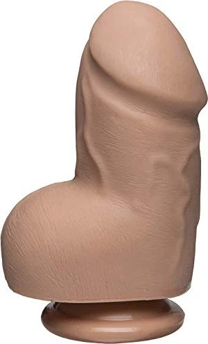 Doc Johnson The D Fat D Ultraskyn 6" with Balls vanilla