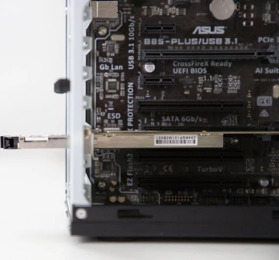DeLOCK Wechselrahmen PCI Express Karte für 1 x M.2 NMVe SSD - Low Profile Formfaktor