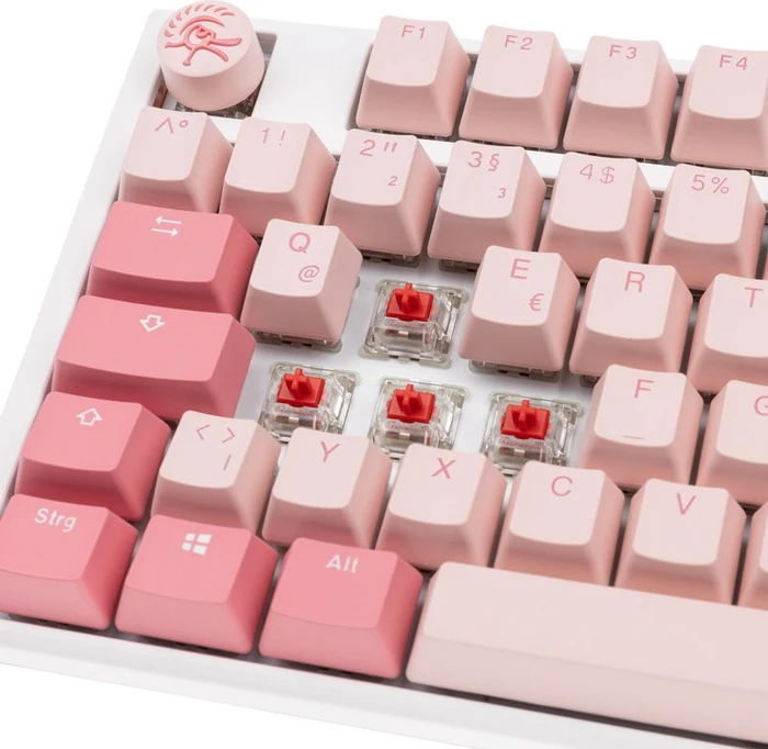 Ducky One 3, Gossamer Pink, MX RED, USB, DE