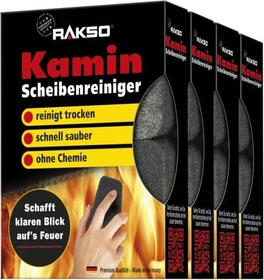 Rakso Kaminscheiben-Reiniger Schwamm, 2 Stück
