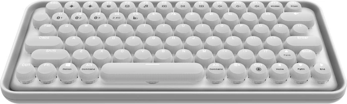 Rapoo Ralemo Pre 5 Multi-mode, weiß, LEDs weiß, BLUE Switches, USB/Bluetooth, DE