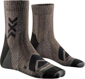 X-Bionic Hike Perform Merino Ankle Wandersocken braun/schwarz