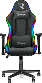 Ranqer Halo Fabric RGB Gamingstuhl, schwarz