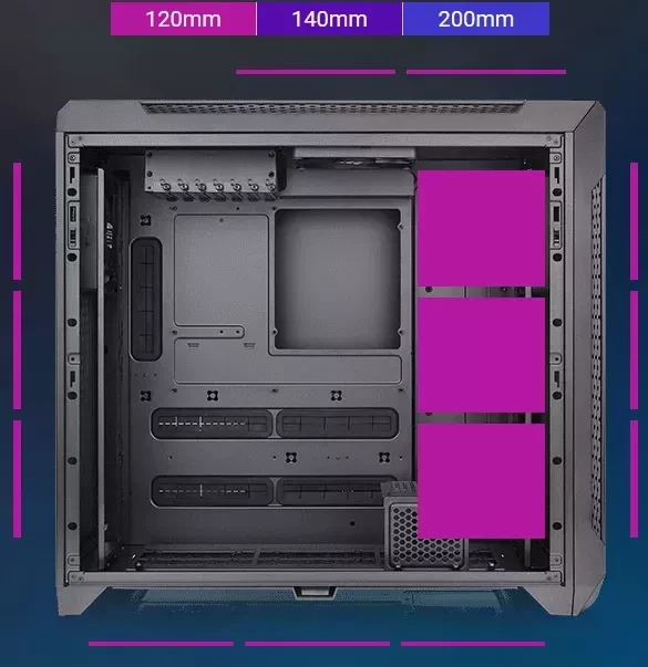 Thermaltake CTE C750 Air Snow, weiß, Glasfenster
