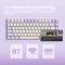 Wobkey Rainy 75 Pro, violett, LEDs RGB, Kailh Cocoa, USB/Bluetooth, US Vorschaubild